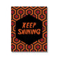 Keep Shining, Horror movie, Halloween Canvas