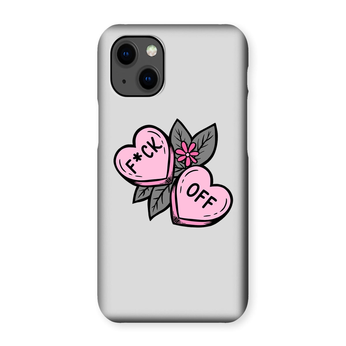 F*ck Off cute tattoo design Snap Phone Case