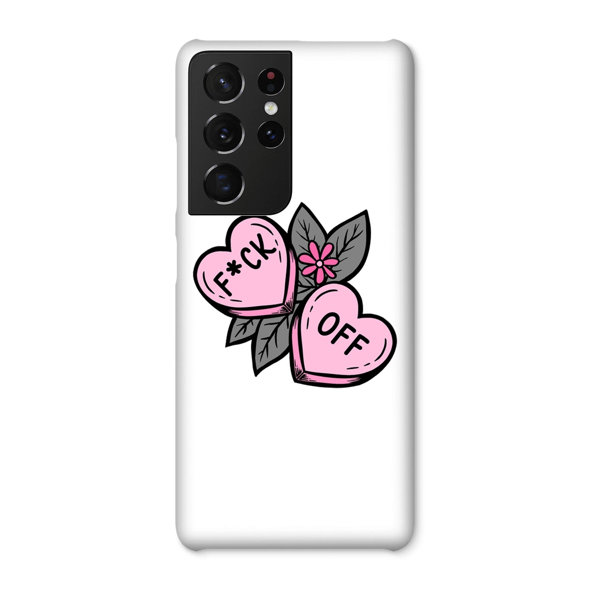 F*ck Off cute tattoo design Snap Phone Case