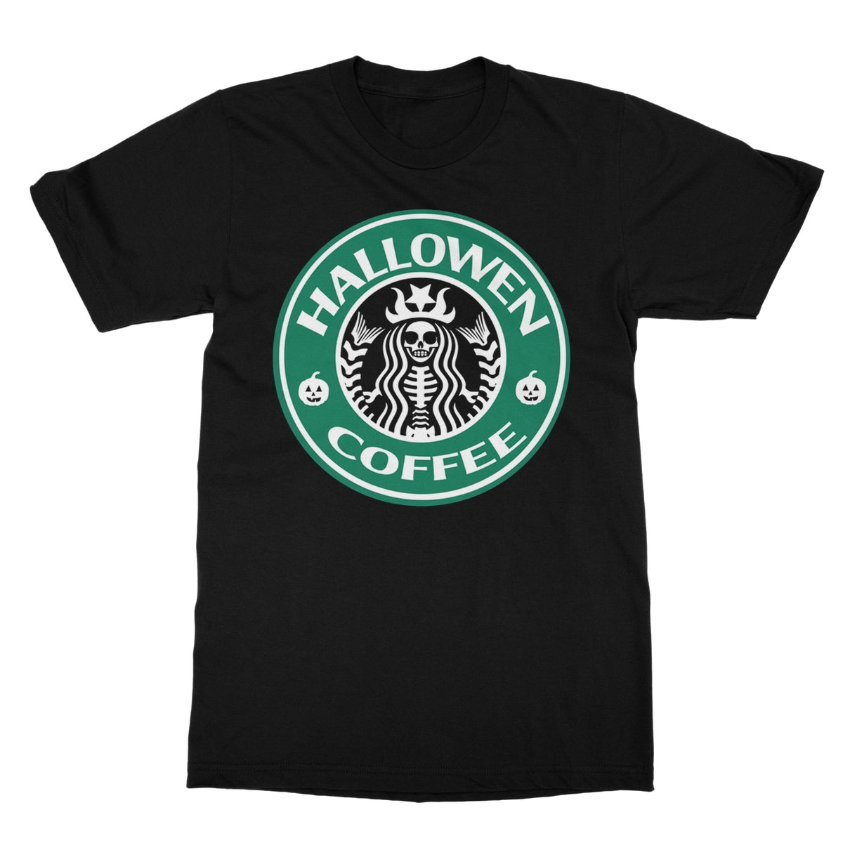 Halloween coffee, spooky Starbucks  Softstyle T-Shirt