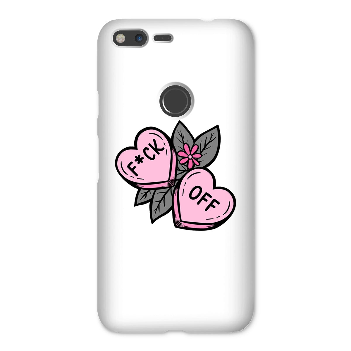 F*ck Off cute tattoo design Snap Phone Case