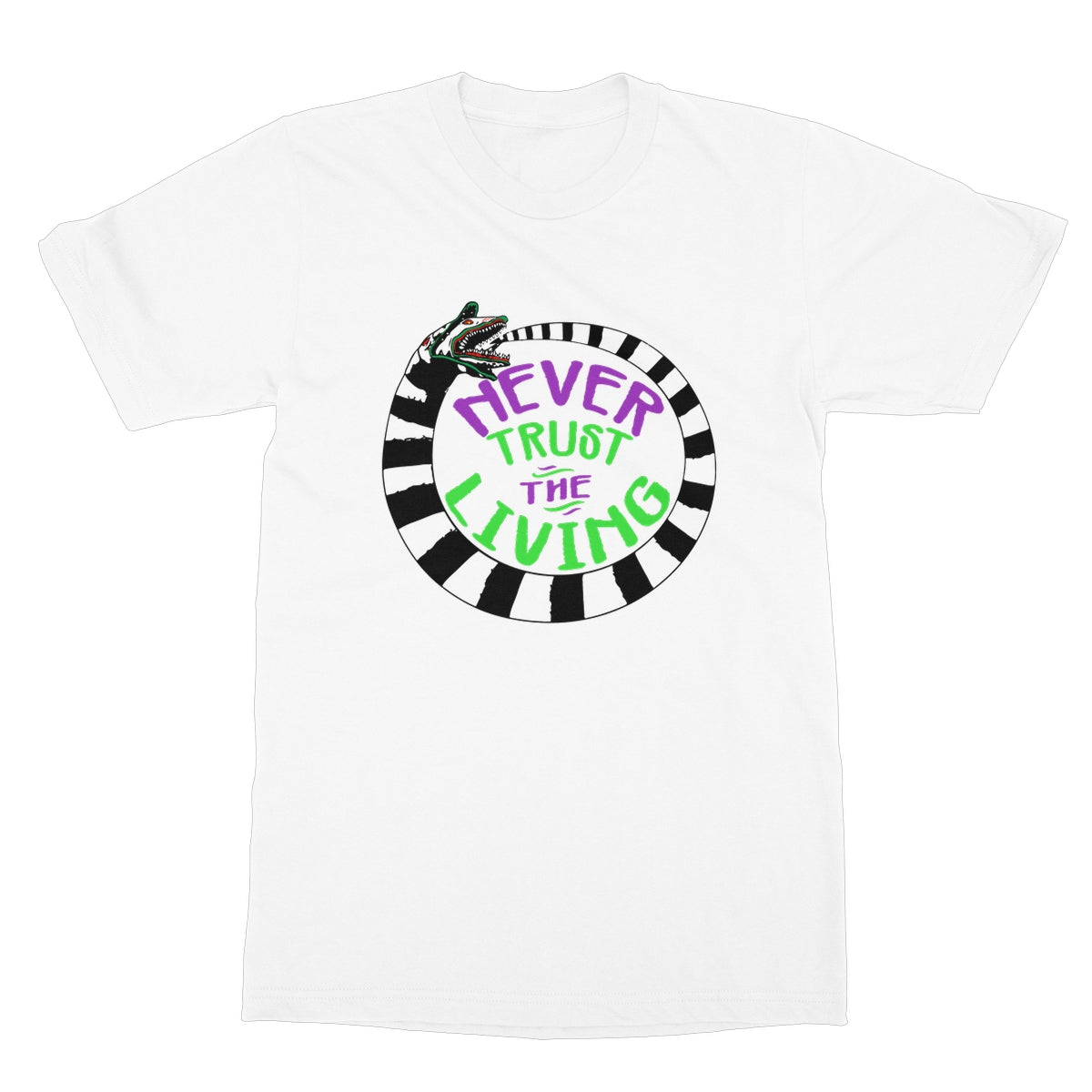 Beetlejuice, Never trust the Living, Halloween Softstyle T-Shirt