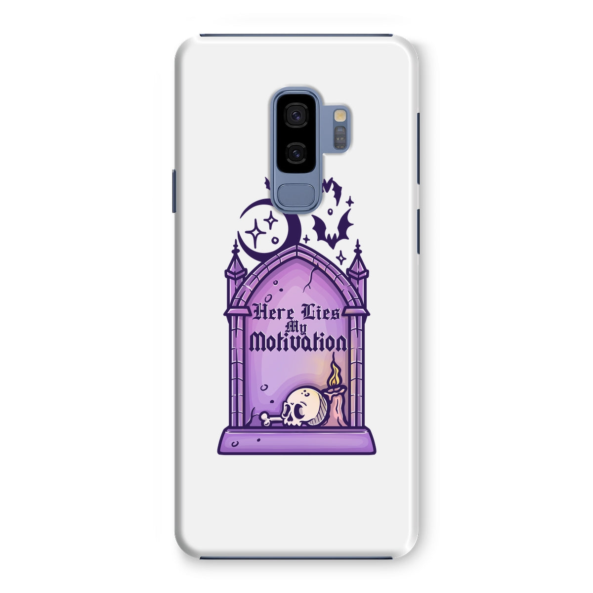 Here Lies my Motivation Snap Phone Case