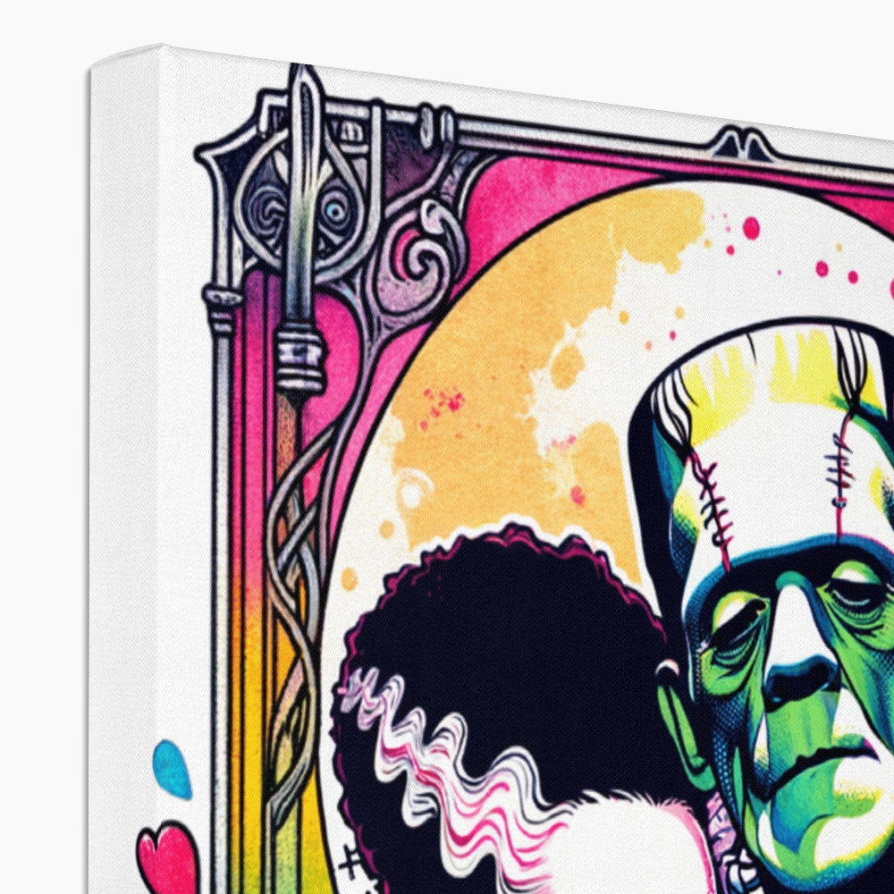 Frankenstein Tarot card Canvas