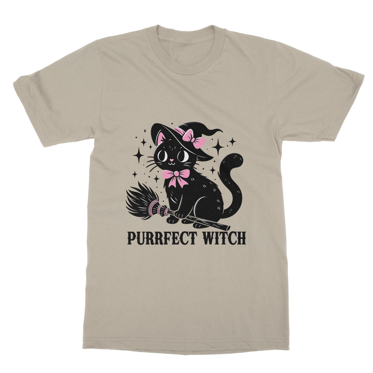 Purrfect Witch, Softstyle T-Shirt