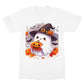 Cute ghost, pumpkin, Halloween, Softstyle T-Shirt