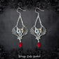 Vampire earrings, gothic earrings, Strange Dollz Boudoir