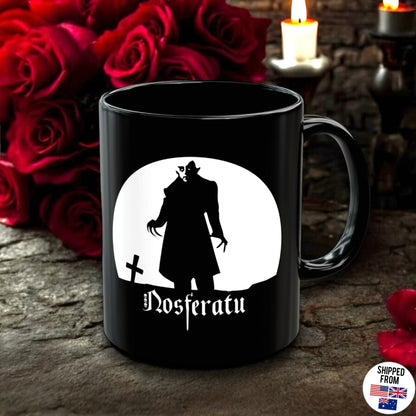 Nosferatu Mug, classic horror movie, vampire