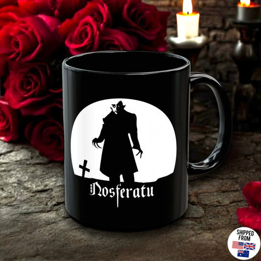 Nosferatu Mug, classic horror movie, vampire