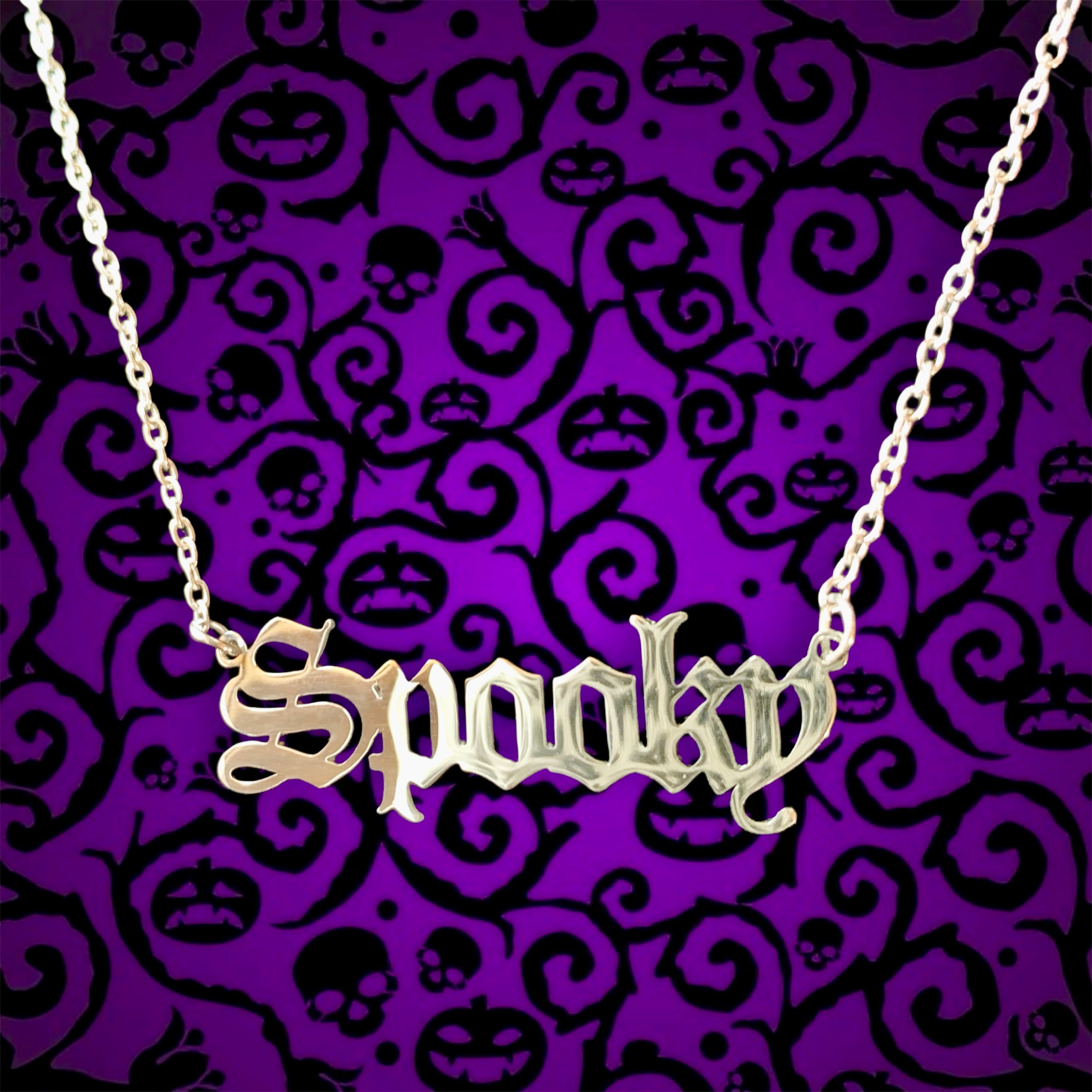 spooky necklace