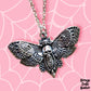 Death Moth necklace, Witchy Gothic, Strange Dollz Boudoir