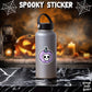 Pastel Goth Pumpkin Spooky Sticker, Gothic stationery, Halloween, Strange Dollz Boudoir